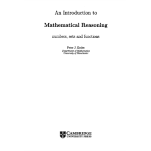 An introduction to mathematical reasoning  numbers